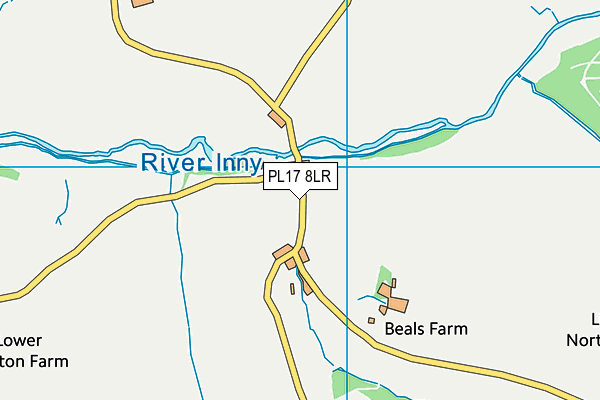 PL17 8LR map - OS VectorMap District (Ordnance Survey)