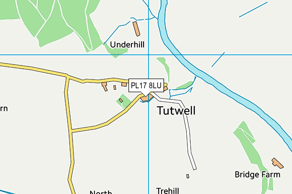 PL17 8LU map - OS VectorMap District (Ordnance Survey)