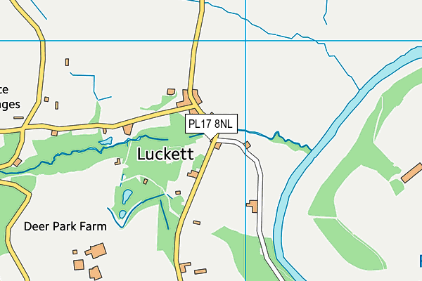 PL17 8NL map - OS VectorMap District (Ordnance Survey)