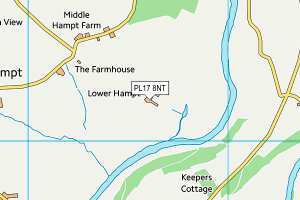 PL17 8NT map - OS VectorMap District (Ordnance Survey)