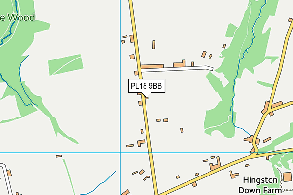 PL18 9BB map - OS VectorMap District (Ordnance Survey)