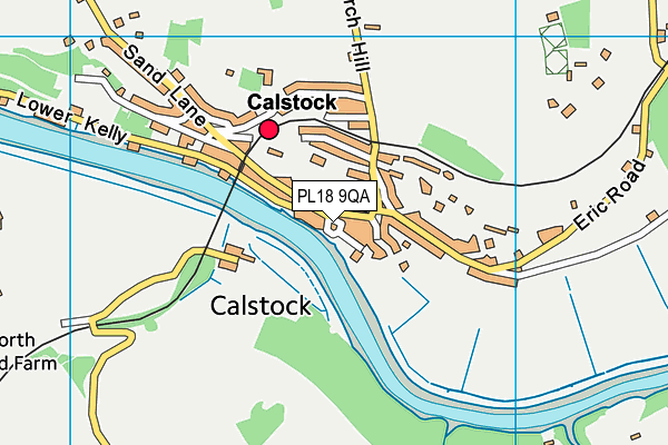 PL18 9QA map - OS VectorMap District (Ordnance Survey)