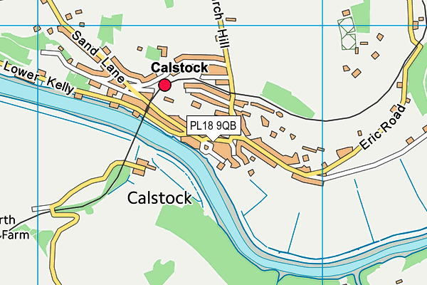 PL18 9QB map - OS VectorMap District (Ordnance Survey)