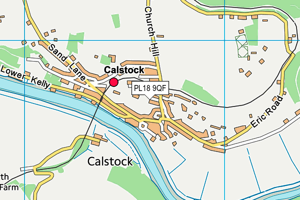 PL18 9QF map - OS VectorMap District (Ordnance Survey)