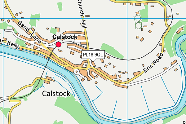 Calstock Community Primary School map (PL18 9QL) - OS VectorMap District (Ordnance Survey)