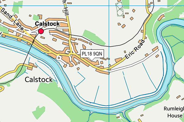 PL18 9QN map - OS VectorMap District (Ordnance Survey)