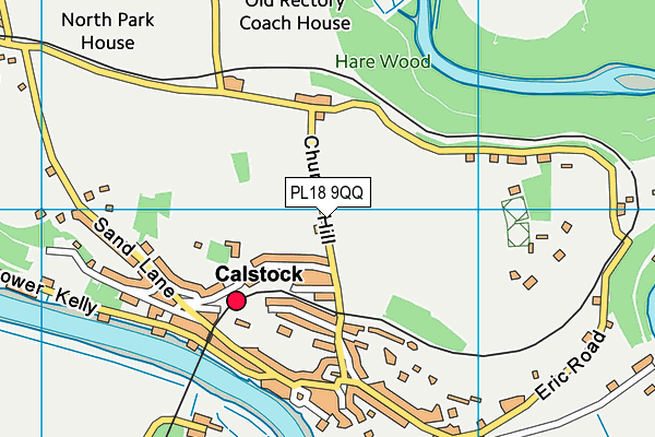 PL18 9QQ map - OS VectorMap District (Ordnance Survey)