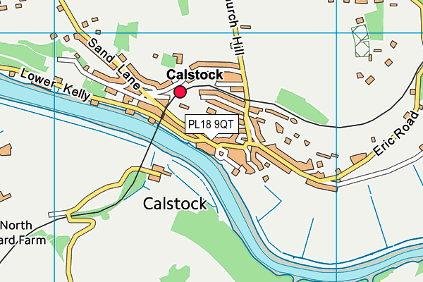 PL18 9QT map - OS VectorMap District (Ordnance Survey)