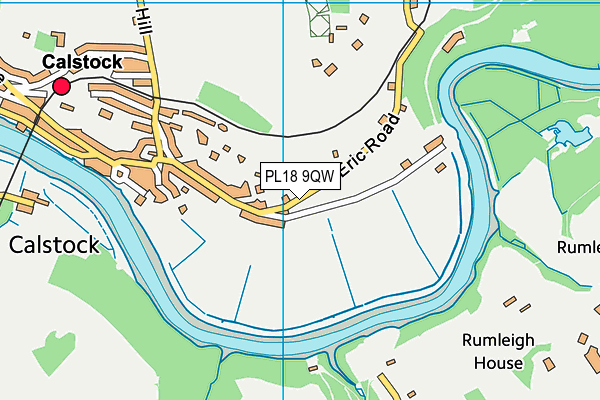 PL18 9QW map - OS VectorMap District (Ordnance Survey)