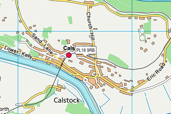 PL18 9RB map - OS VectorMap District (Ordnance Survey)