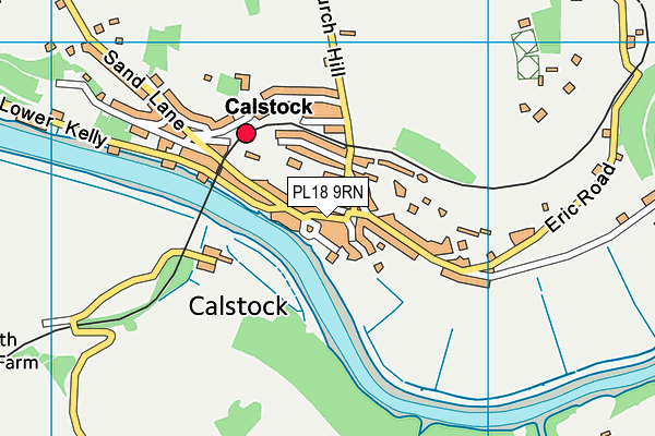 PL18 9RN map - OS VectorMap District (Ordnance Survey)