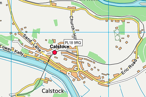 PL18 9RQ map - OS VectorMap District (Ordnance Survey)