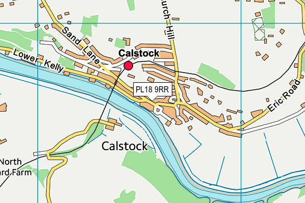 PL18 9RR map - OS VectorMap District (Ordnance Survey)