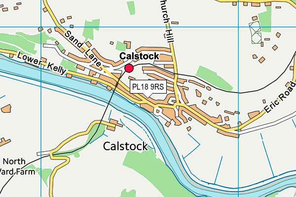 PL18 9RS map - OS VectorMap District (Ordnance Survey)