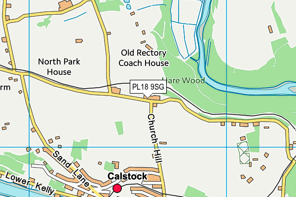 PL18 9SG map - OS VectorMap District (Ordnance Survey)