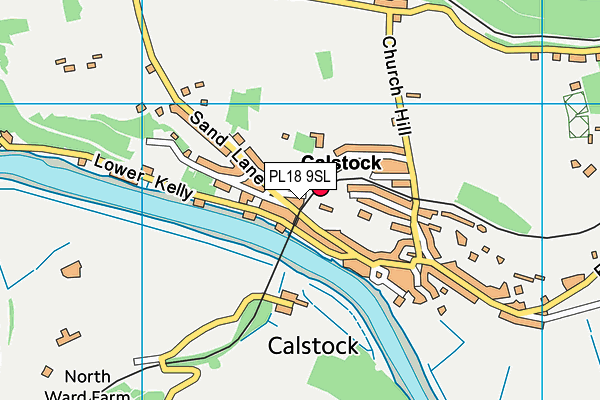 PL18 9SL map - OS VectorMap District (Ordnance Survey)