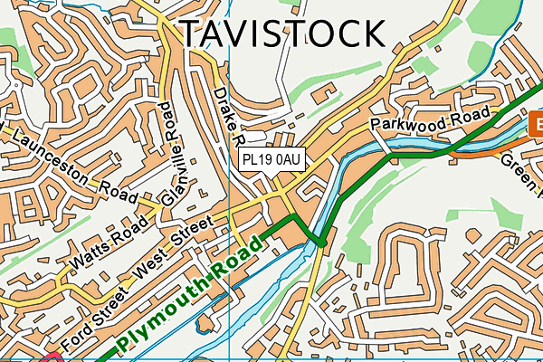 Map of RUSSELL HOUSE TAVISTOCK LIMITED at district scale