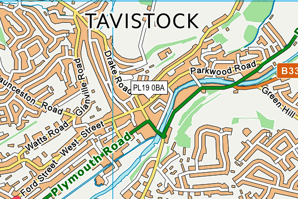 Map of VISAGE TAVISTOCK LTD at district scale