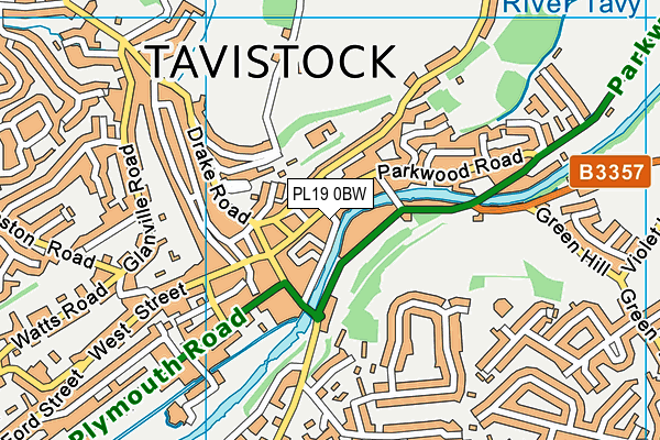 Map of RIVER VIEW TAVISTOCK MANAGEMENT COMPANY LIMITED at district scale