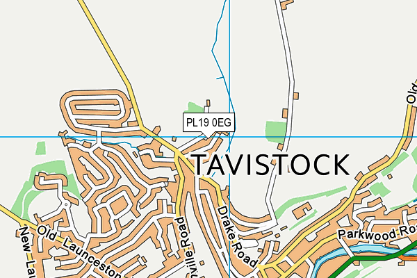 PL19 0EG map - OS VectorMap District (Ordnance Survey)