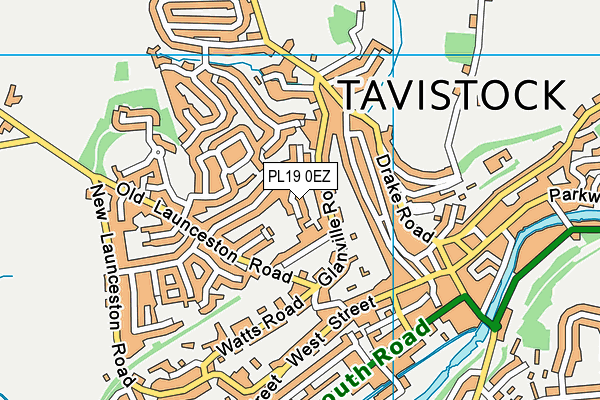 PL19 0EZ map - OS VectorMap District (Ordnance Survey)