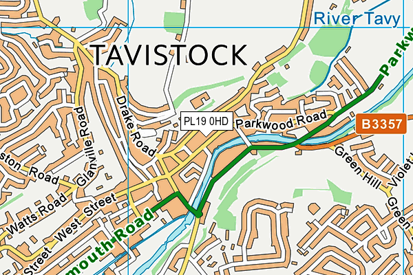Map of COFFEE AND CREAM (TAVISTOCK) LIMITED at district scale