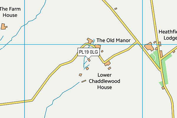 PL19 0LG map - OS VectorMap District (Ordnance Survey)