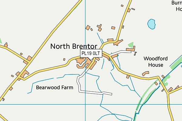 PL19 0LT map - OS VectorMap District (Ordnance Survey)