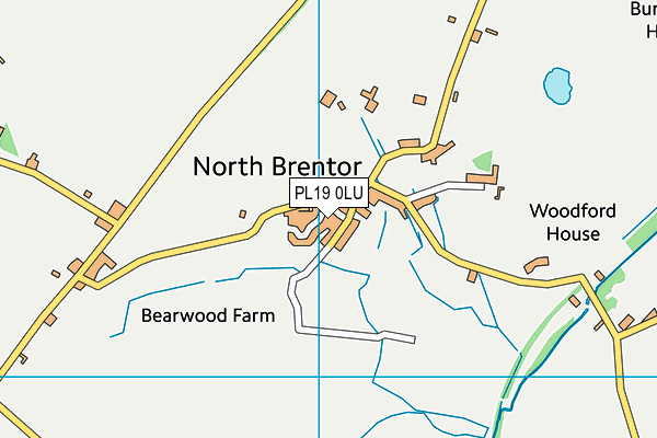 PL19 0LU map - OS VectorMap District (Ordnance Survey)