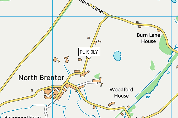 PL19 0LY map - OS VectorMap District (Ordnance Survey)