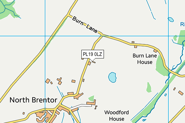 PL19 0LZ map - OS VectorMap District (Ordnance Survey)