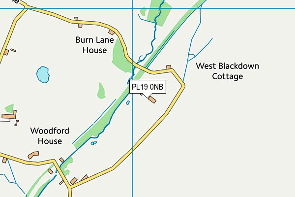 PL19 0NB map - OS VectorMap District (Ordnance Survey)