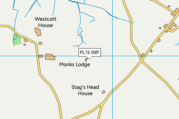 PL19 0NP map - OS VectorMap District (Ordnance Survey)