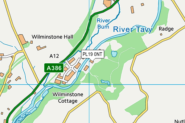 PL19 0NT map - OS VectorMap District (Ordnance Survey)