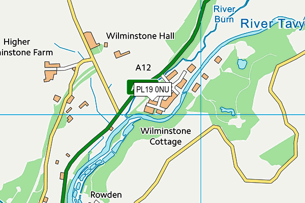 PL19 0NU map - OS VectorMap District (Ordnance Survey)