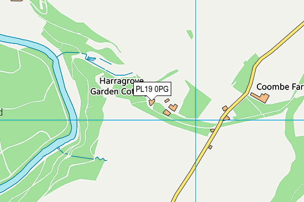 PL19 0PG map - OS VectorMap District (Ordnance Survey)