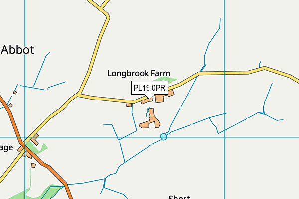 PL19 0PR map - OS VectorMap District (Ordnance Survey)