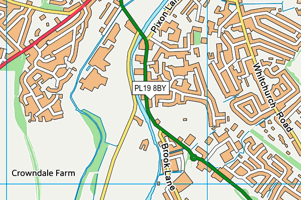PL19 8BY map - OS VectorMap District (Ordnance Survey)