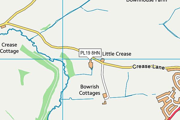 PL19 8HN map - OS VectorMap District (Ordnance Survey)