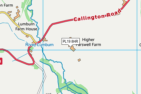 PL19 8HR map - OS VectorMap District (Ordnance Survey)