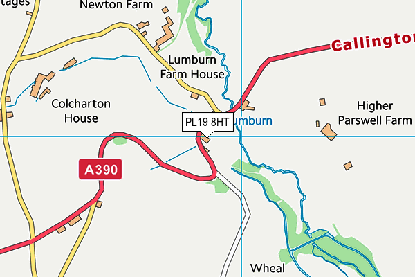 PL19 8HT map - OS VectorMap District (Ordnance Survey)