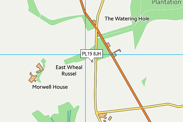 PL19 8JH map - OS VectorMap District (Ordnance Survey)