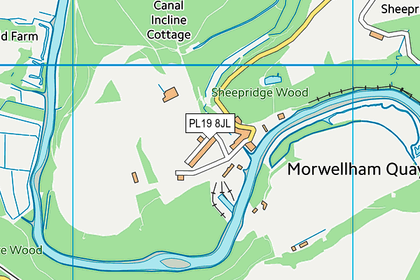 PL19 8JL map - OS VectorMap District (Ordnance Survey)