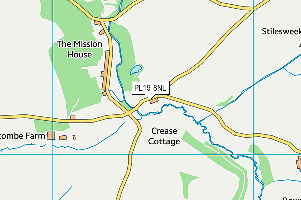 PL19 8NL map - OS VectorMap District (Ordnance Survey)