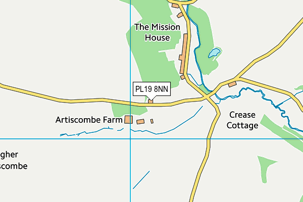 PL19 8NN map - OS VectorMap District (Ordnance Survey)