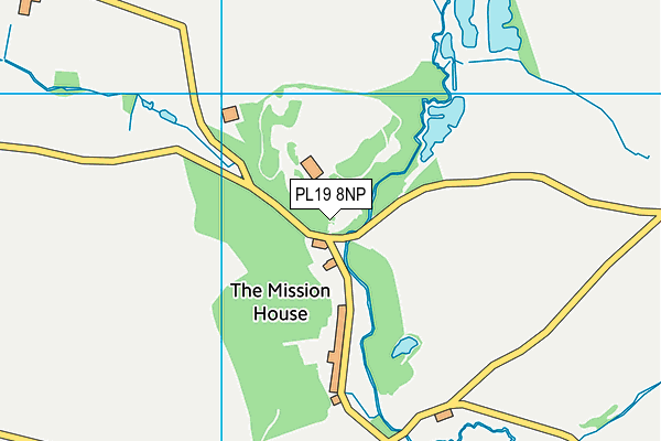 PL19 8NP map - OS VectorMap District (Ordnance Survey)