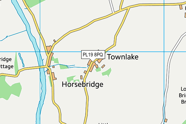 PL19 8PQ map - OS VectorMap District (Ordnance Survey)