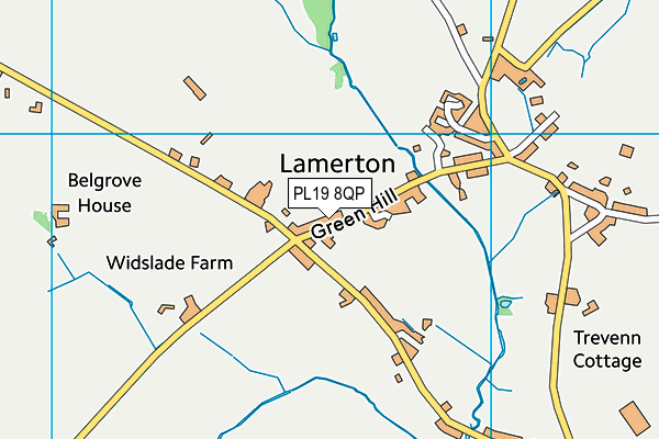 Lamerton Sports And Community Centre map (PL19 8QP) - OS VectorMap District (Ordnance Survey)