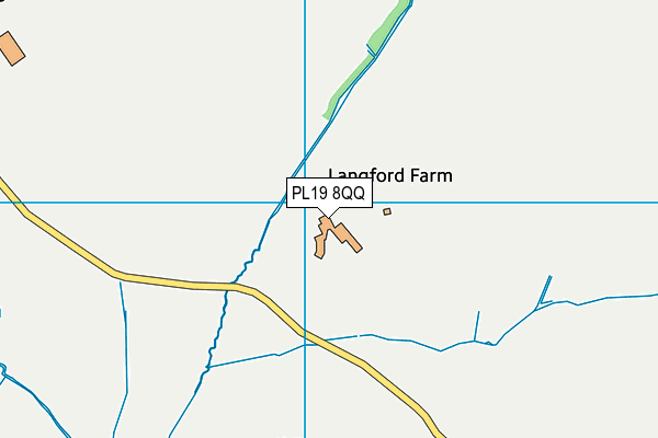 PL19 8QQ map - OS VectorMap District (Ordnance Survey)