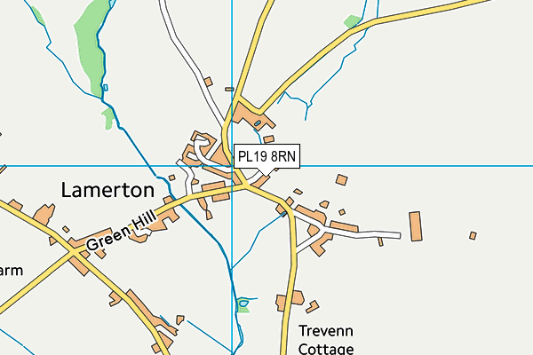 PL19 8RN map - OS VectorMap District (Ordnance Survey)